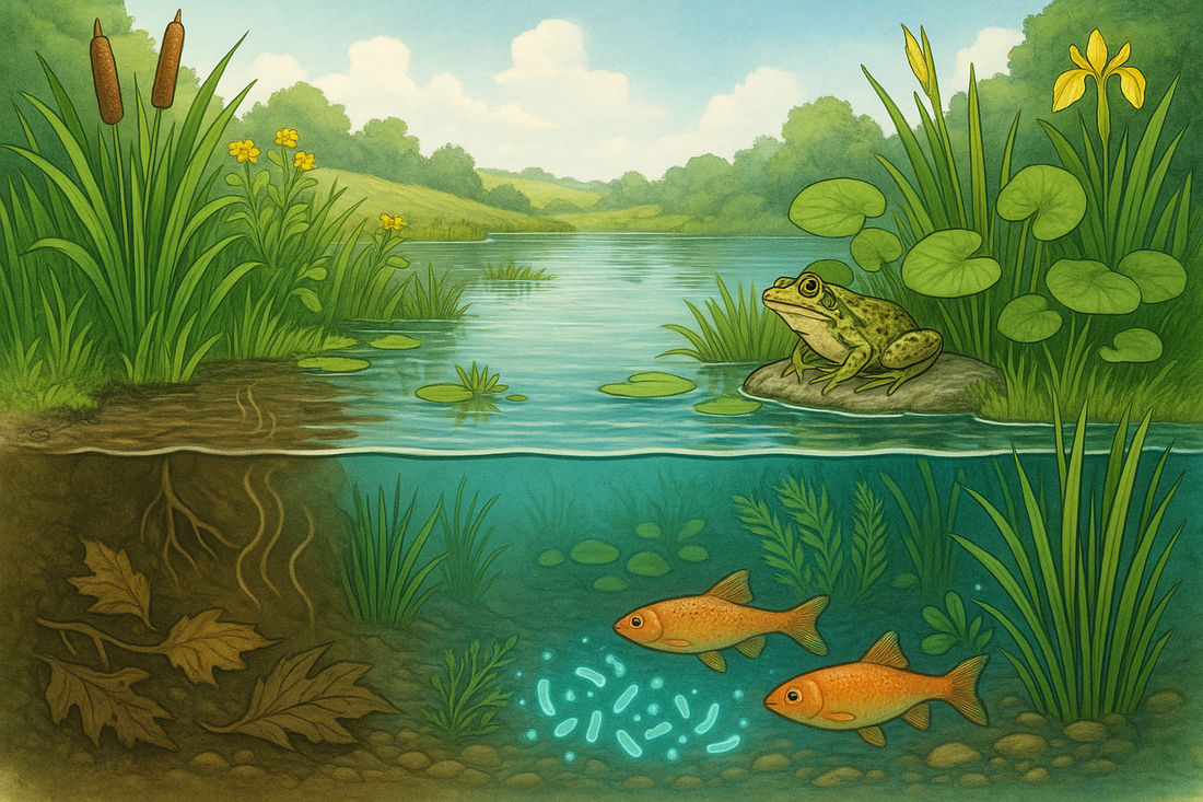 🔬 Les bactéries : alliées invisibles de l’équilibre aquatique