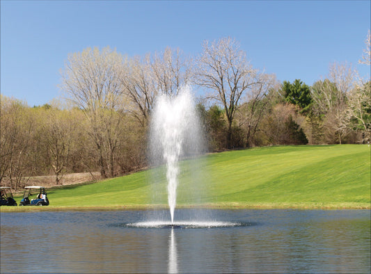 Decorative floating fountain with multiple nozzles 3.3 (three-phase)