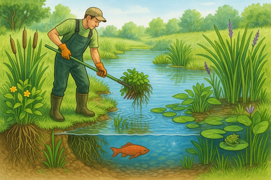 🌸 Le rôle discret mais essentiel des plantes aquatiques