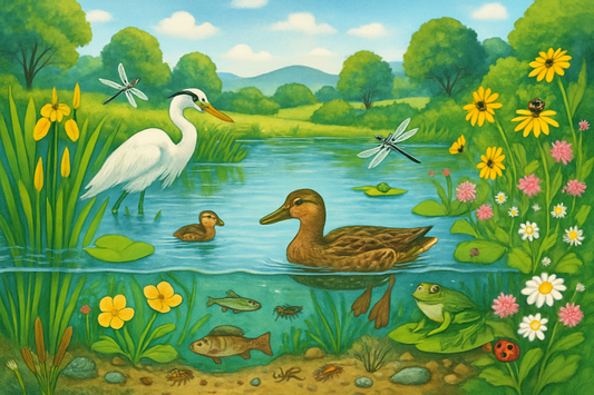 🌍 Étangs et biodiversité : protéger un petit milieu pour un grand impact