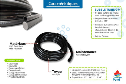 Tuyau bulles - diffuseur linéaire à bulles fines