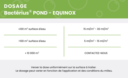 Bacterius®POND - Mélange bactérien visant les algues filamenteuses