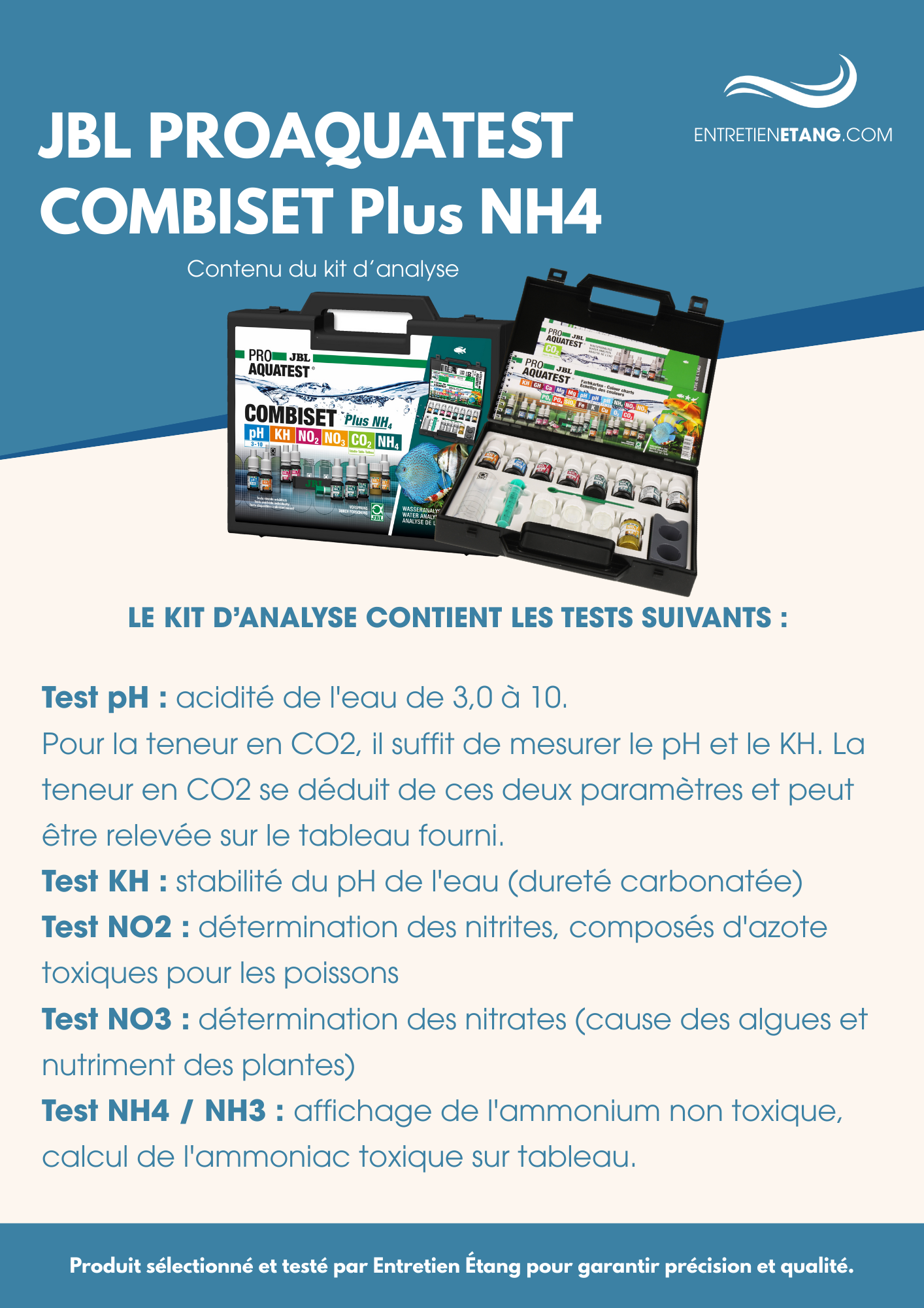 JBL PROAQUATEST - COMBISET Plus NH4